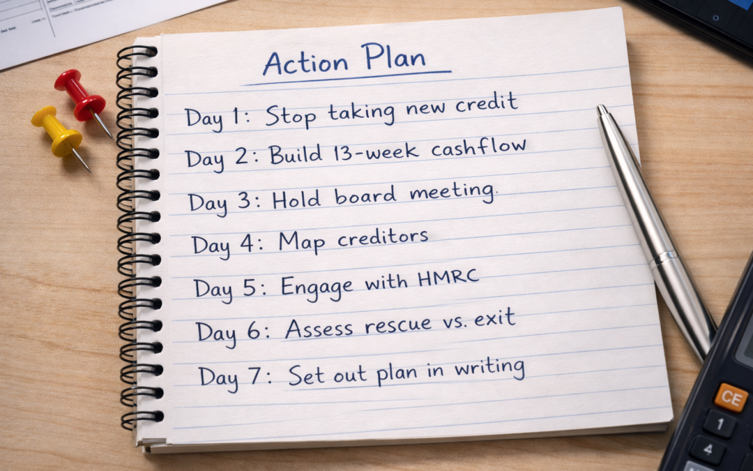 Directors’ Duties: The First 7 Days After You Realise Insolvency Is Likely