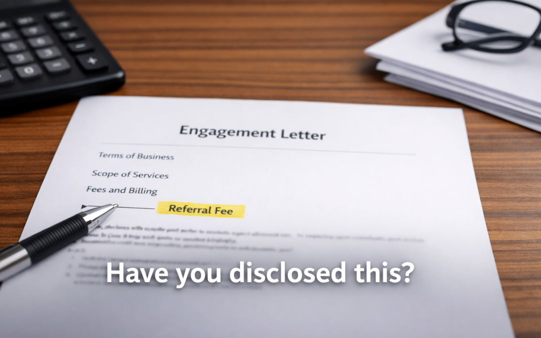 PCRT, Referral Fees and Insolvency Advice