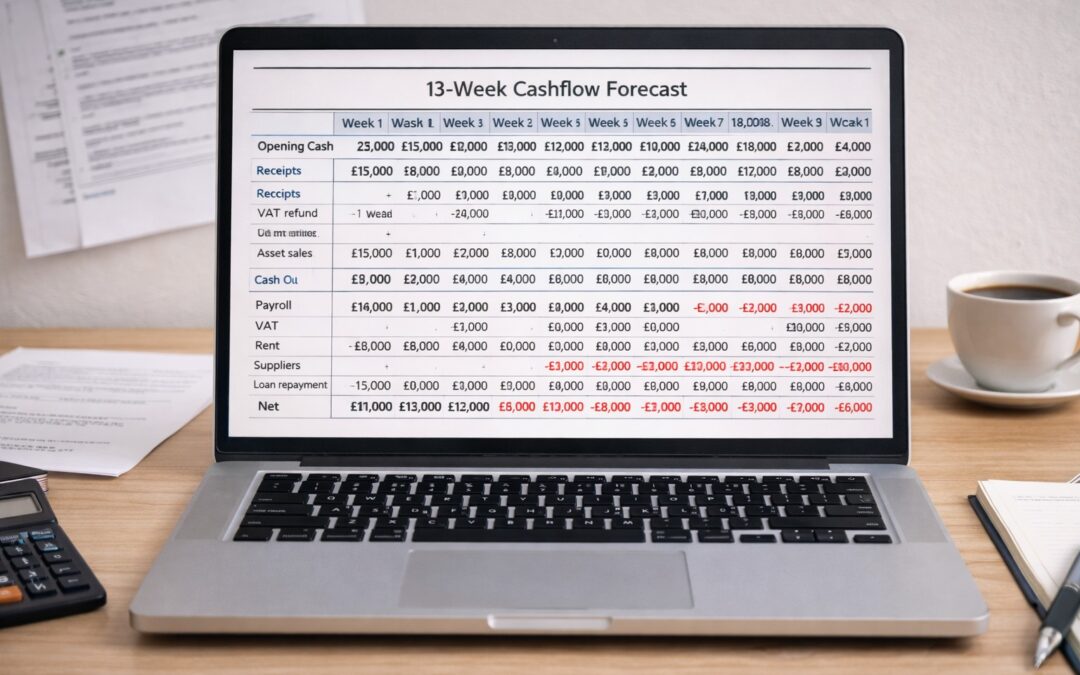 The 13‑Week Cashflow Forecast Every Director Should Understand