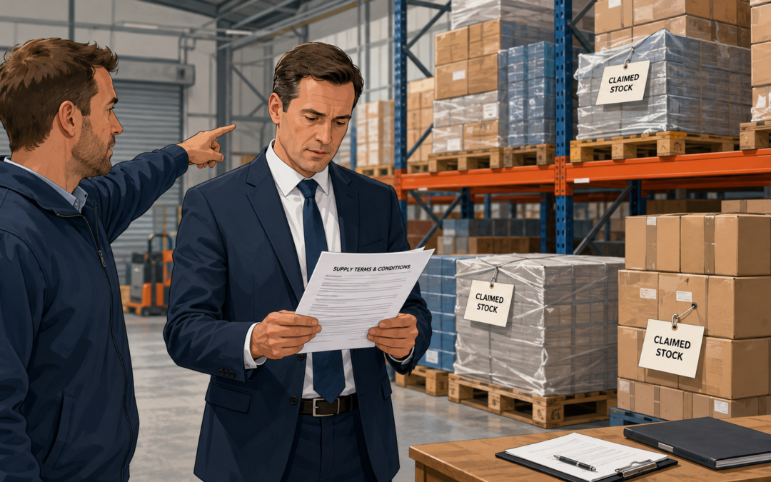 Reservation of Title Claims… What Directors Must Do When Suppliers Want Their Goods Back